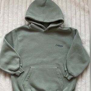 Zara Hooded sweatshirt with long sleeves. Rib trim.. Soft brushed inside.